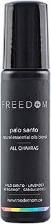 Modern ŌM Unisex Palo Santo Essential Oils Roll On | Hand Blended Scent with Palo Santo, Sandalwood, Lavender, Bergamot, and Jojoba | 100% Natural, Vegan, Sulfate Free, Relaxes & Uplifts | Made in USA