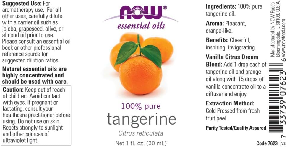 Now Foods 3-Pack Variety of Now Essential Oils Citrus Blend - Orange, Tangerine, Lemon