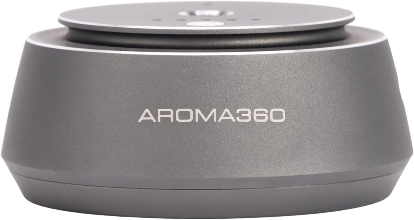 Aroma360 - Smart Car Diffuser - Portable Luxury Essential Oil Diffuser for Cars - Auto On/Off Feature - Oil Not Included