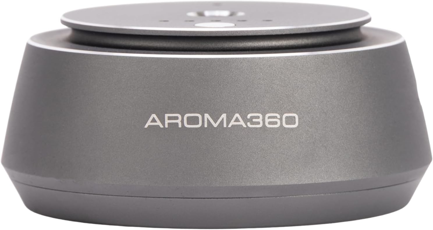 Aroma360 - Smart Car Diffuser - Portable Luxury Essential Oil Diffuser for Cars - Auto On/Off Feature - Oil Not Included