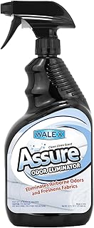 Walex Assure RV Odor Eliminator Air Freshener Spray - Neutralizes Airborne Odors & Freshens Fabrics, Instant Odor Elimination with Natural Essential Oils, Pet Safe, Long Lasting; Clean Linen, 32 oz