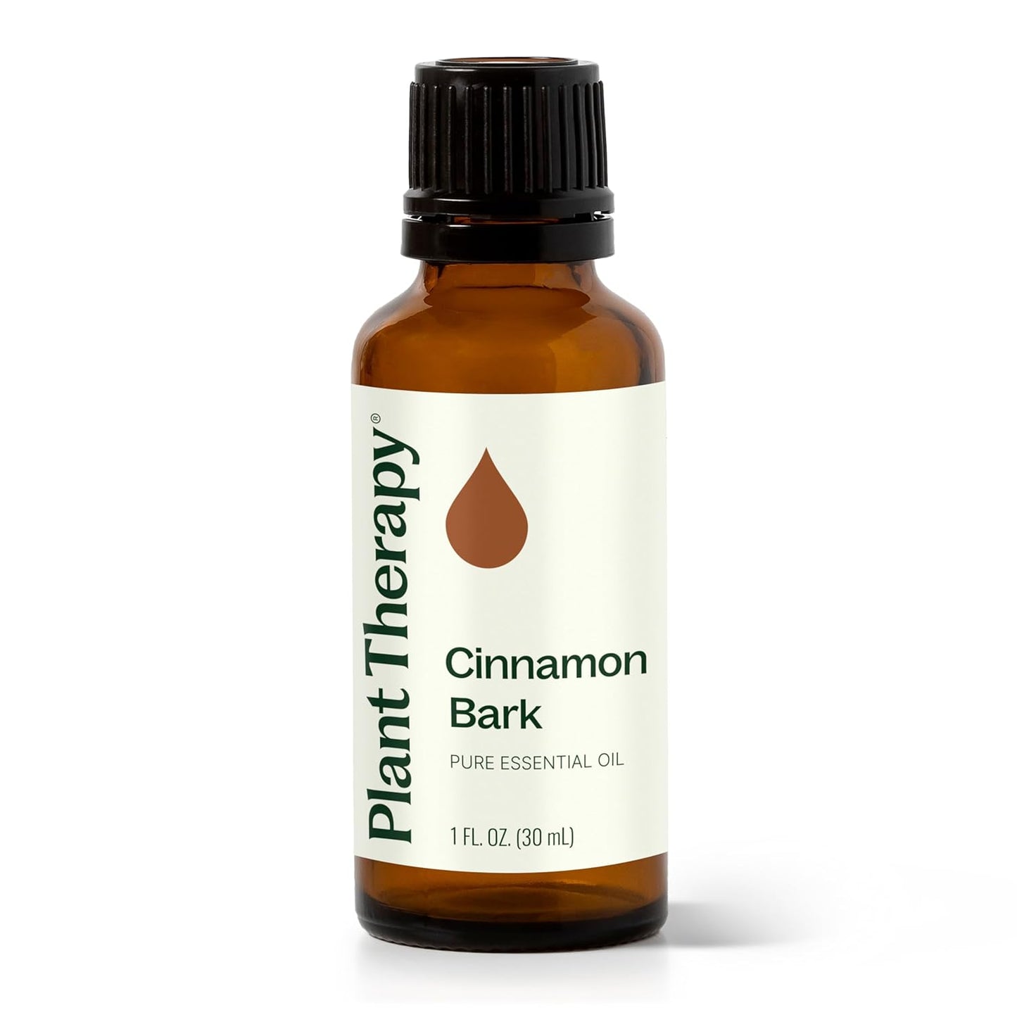 Plant Therapy Cinnamon Bark Essential Oil 30 mL (1 oz) 100% Pure Cinnamon Oil, Undiluted, Aromatherapy for Diffusing and Sore Muscle Relief