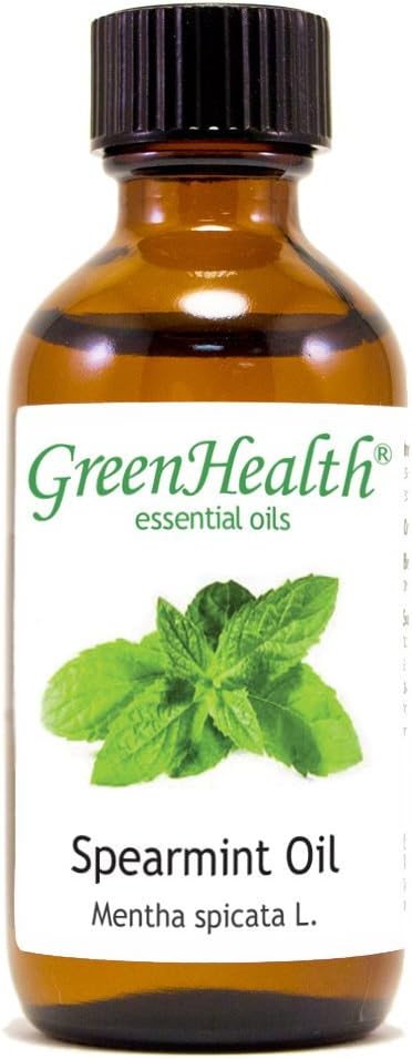 2 fl oz - Spearmint Essential Oil - 100% Pure Essential - GreenHealth