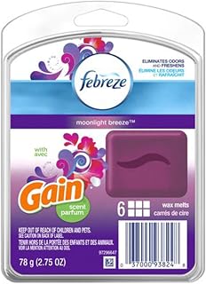 Febreze Wax Melts with Gain Scent, Moonlight Breeze, 2.75 oz