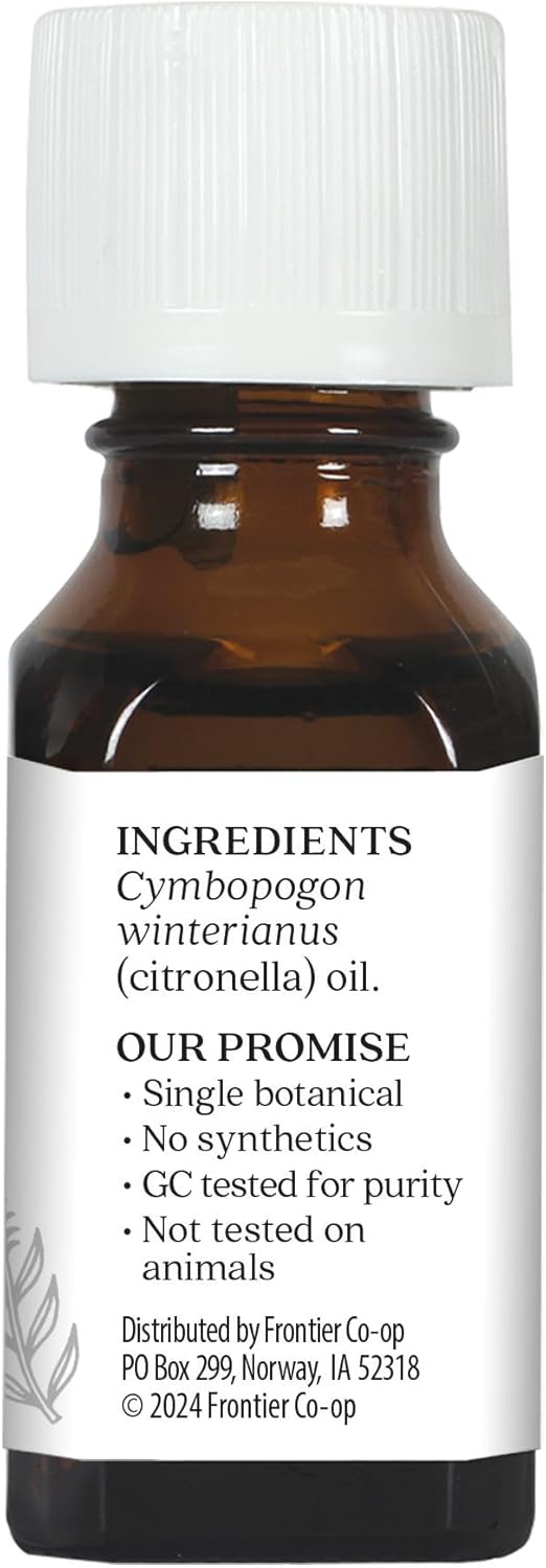 Aura Cacia Citronella Java Essential Oil, 0.5 FZ
