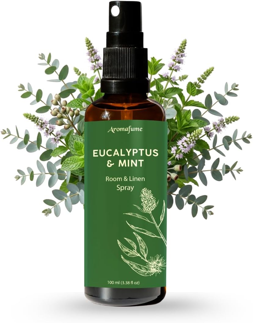 Eucalyptus & Mint Air Freshener Spray for Room & Linen 100ml by Aromafume