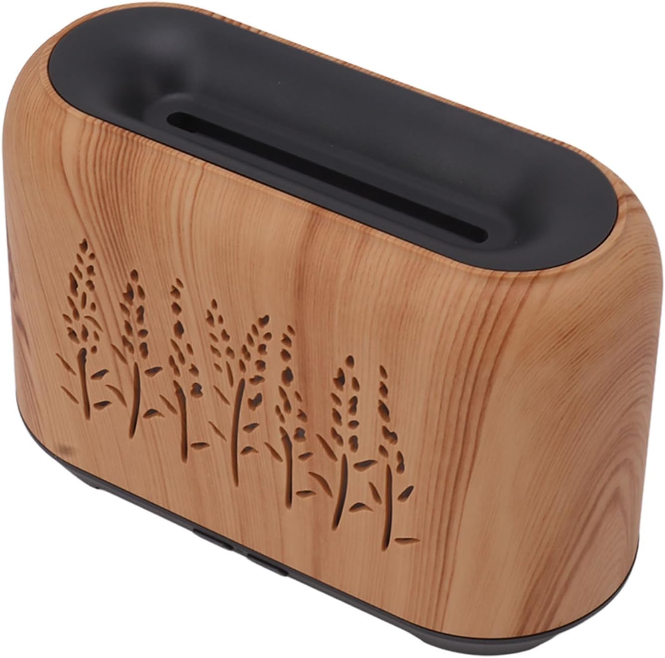 Ultrasonic Humidifier for Essential Oils USB Simulated Aromatherapy Expandable Fragrance Machine for Home (Light Wood Grain)