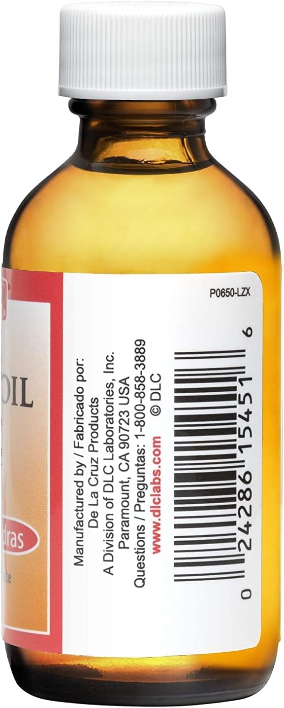 De La Cruz Sweet Almond Oil, Natural Hair and Skin Moisturizer, 3-Pack of 2 FL Oz Glass Bottles
