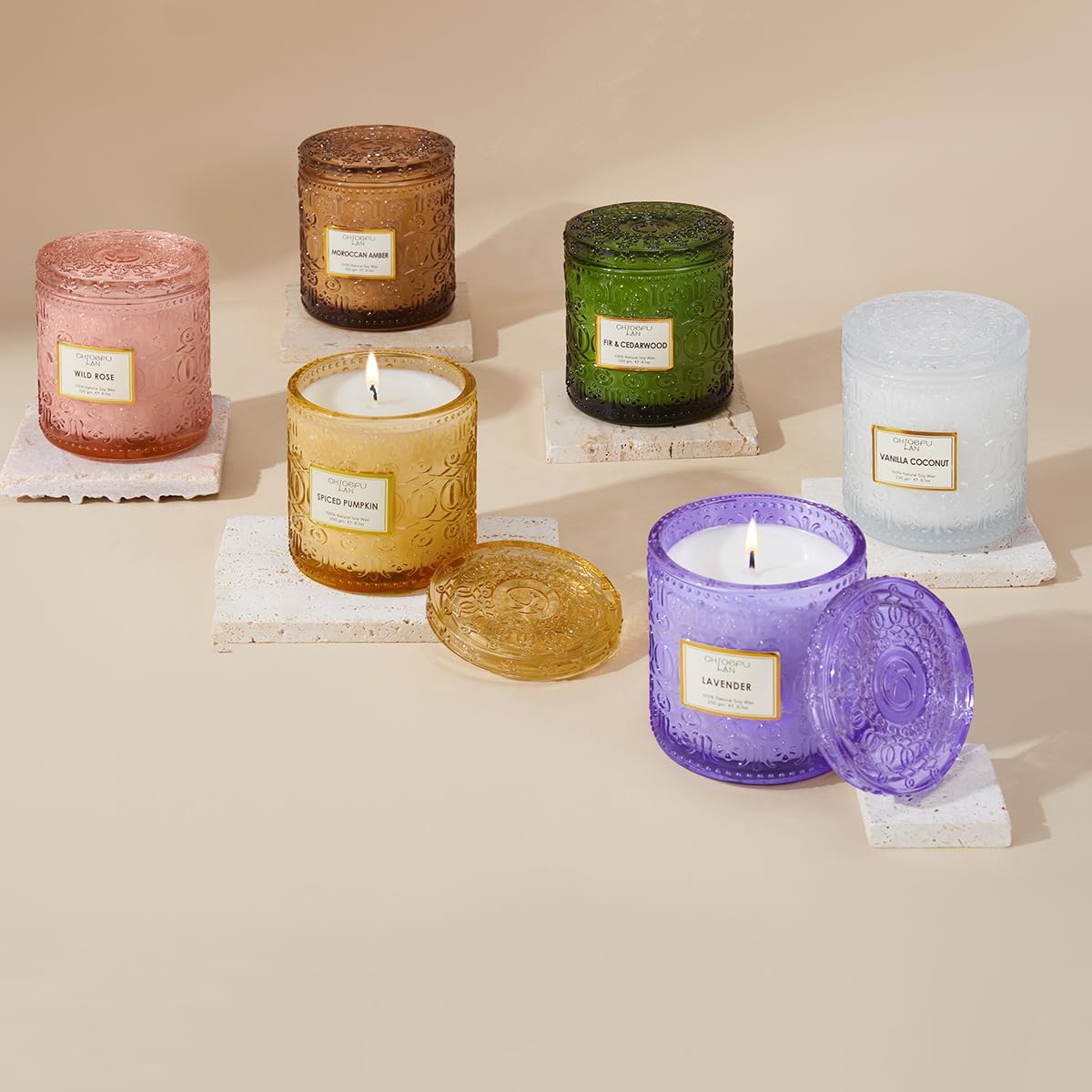 Mother Gifts, Vanilla Coconut Soy Candle Large Jar Scented Candle, Home Décor, Gifting Idea, Burn Time of 55 Hours