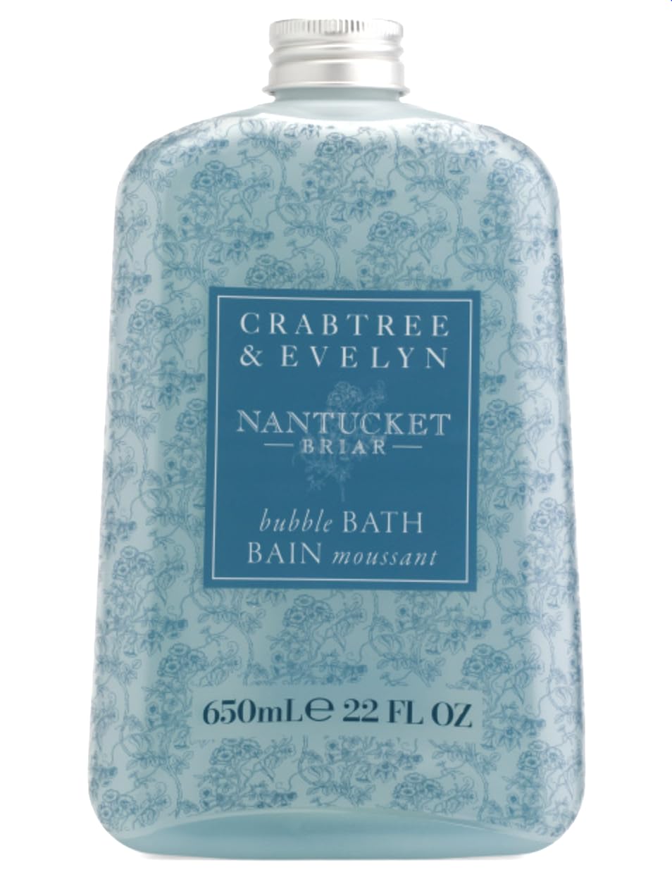 Crabtree & Evelyn Nantucket Briar Bubble Bath Shower Gel 22 oz