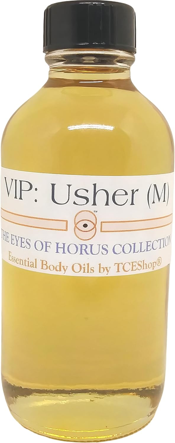 VIP: Usher - Type For Men Scented Body Oil Fragrance [Regular Cap - Gold - 4 oz.] - ID#25268