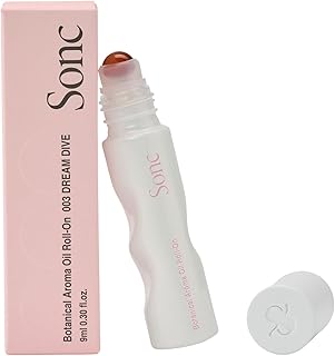 Sonc Botanical Aroma Oil Roll‑On 003 Dream Dive | Nighttime Aromatherapy + Wellness Ritual | Calming Roll On for Sleep, Relaxation & Self‑Care