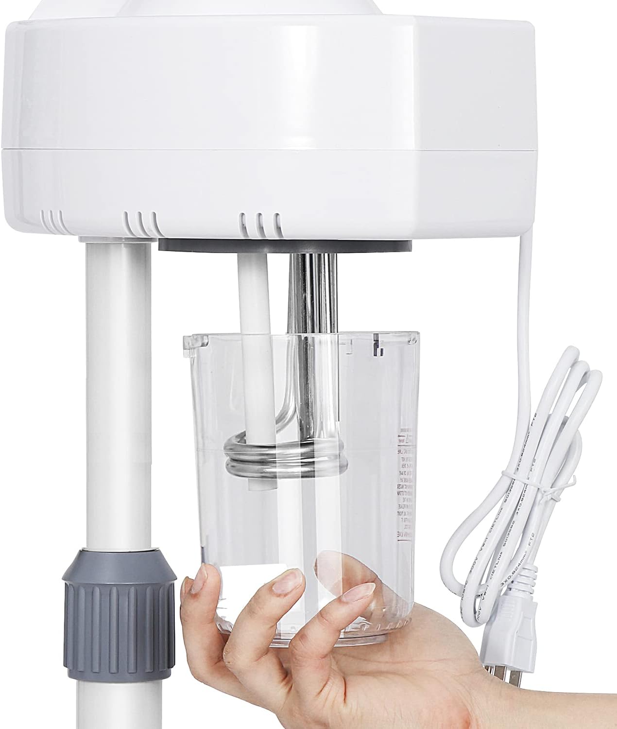 ​Saicool Professional Facial Steamer - Standing Ozone Facial Steamer on Wheels w Hot Mist for Facial Treatment Personal Care for Spa Salon Home Use