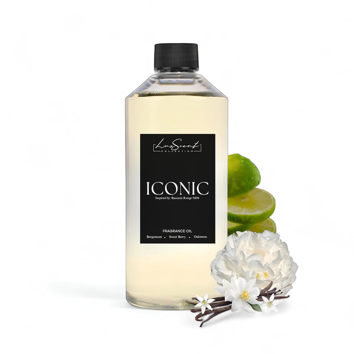 Iconic Aroma Diffuser Oil 500 ml - Scent Includes Bergamot