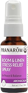 Pranarom - Aromacalm Room & Linen Stress Relief Spray (1oz / 30ml) - Orange, Bergamot, Lavender, Ylang Ylang - Essential Oil for Relaxation and Air Purification|USDA and ECOCERT Certified Organic