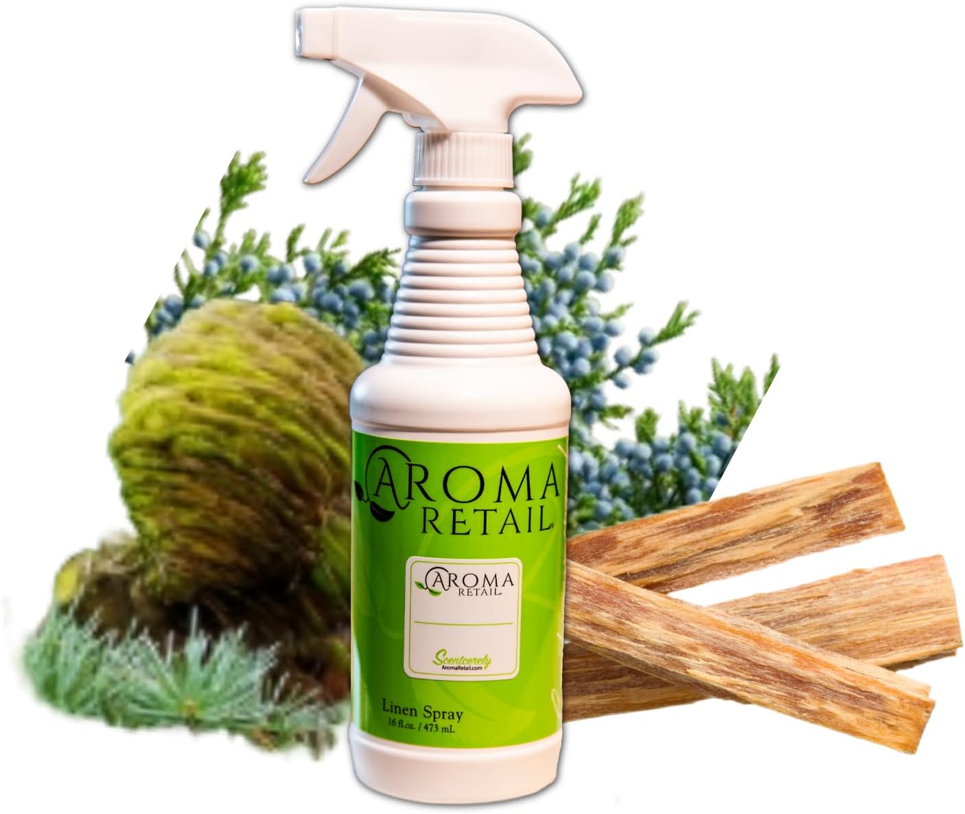 Aroma Retail Fragrance Linen Spray Air Freshener (16 fl oz, Cedar Seduction)