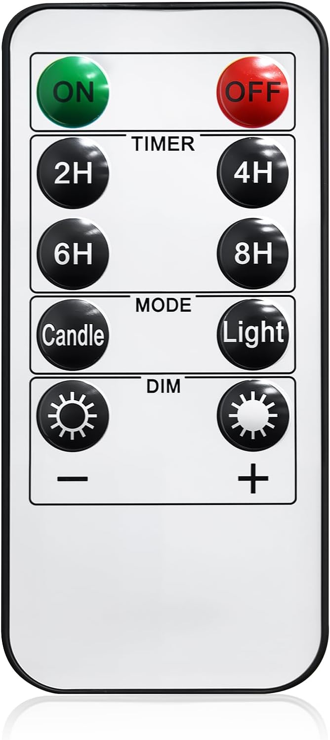 KSWING 10 Key Remote Controller Only Work for KSWING LED Candles/Candlesticks