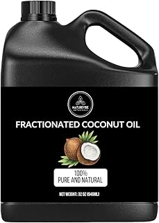 Naturevibe Botanicals Fractionated Coconut Oil 32 Ounces | 100% Pure and Natural | Great for Skin Care and Hair Care