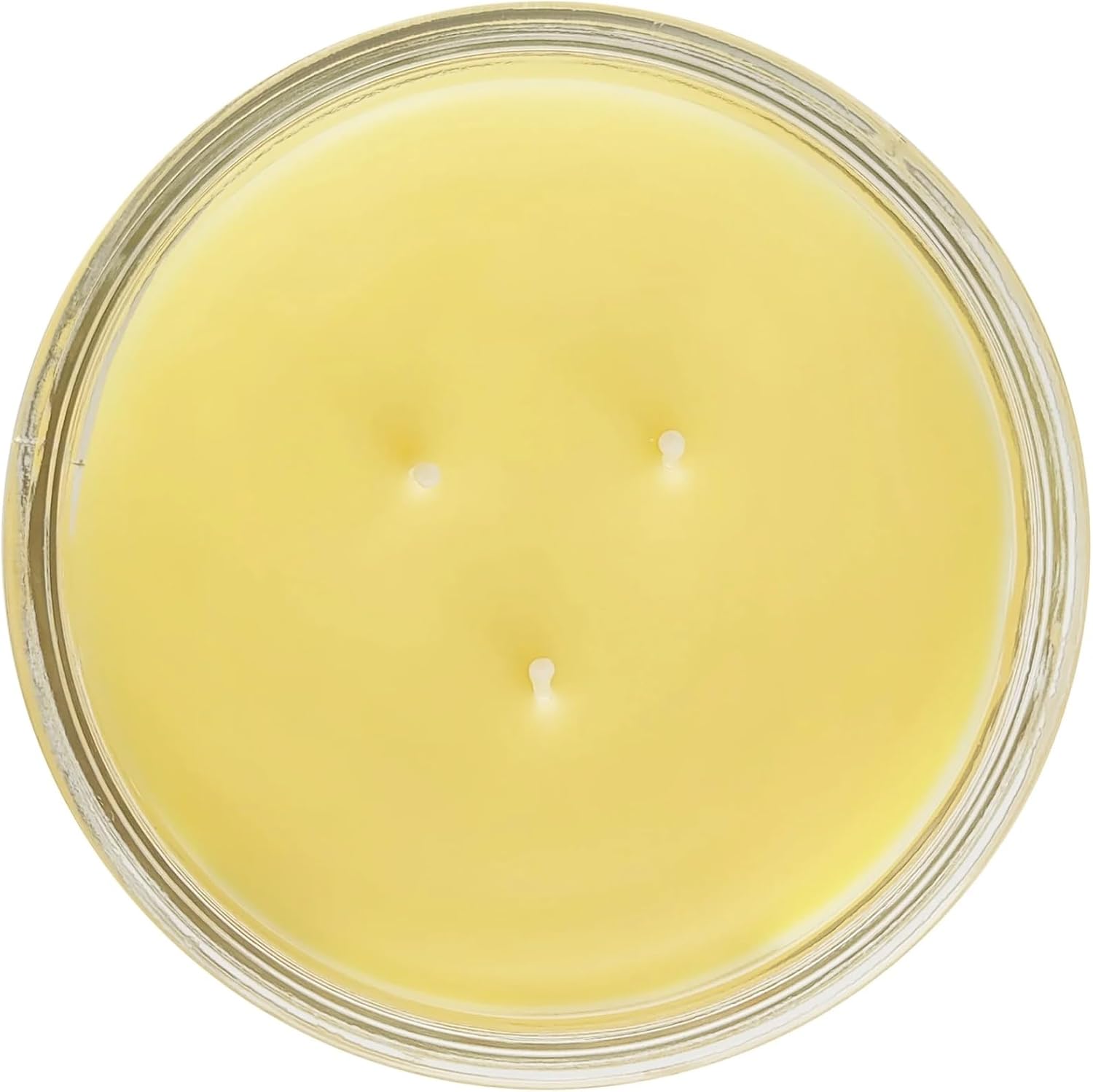 3-Wick Glass Jar Candle, Sweet Sugared Lemon, Yellow, 11.5 oz