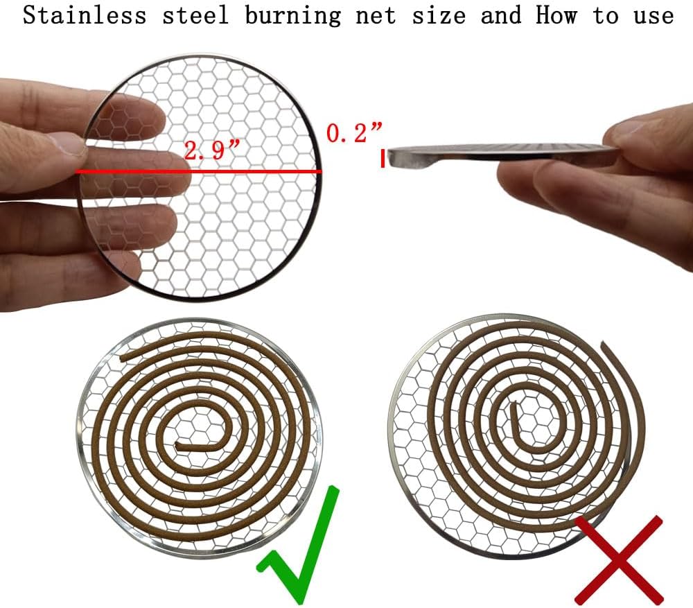 Coil Incense,Traditional spiraled,Perfect for Meditation Spaces,Living Rooms,or Any Indoor Area Where You Want to Create a Relaxing Atmosphere. (48Lavender+Ordinary Bamboo Incense Burner)