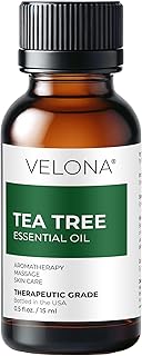 Tea Tree Essential Oil by Velona - 0.5 Fl Oz | Therapeutic Grade for Aromatherapy Diffuser Undiluted