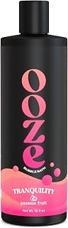OOZE Passion Fruit Bubble Bath (473ml) - Bubble Bath for Women, Fresh, Uplifting & Rejuvenating - Self-Care & Wellness - Zero Parabens Foaming Bath for Women, Cruelty-Free, Made in The USA