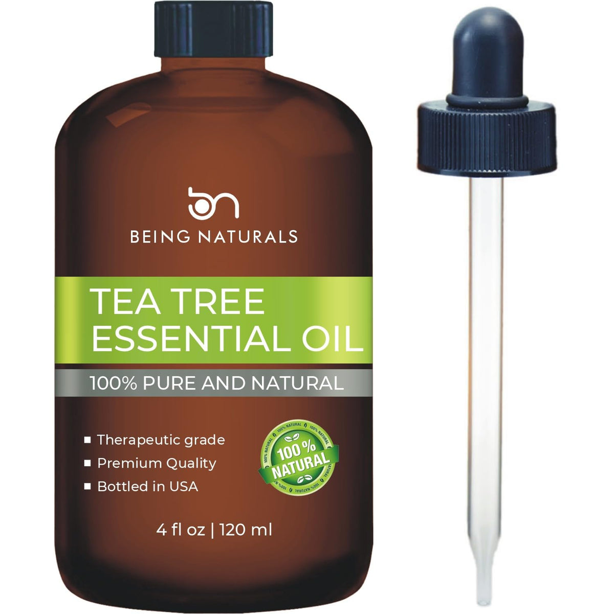 Tea Tree Essential Oil - Huge 4 FL OZ - 100% Pure & Natural