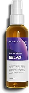 Benatu Lavender Sandalwood Essential Oil Blend Spray for Body and Hair, Multi-Use Natural Relax Scent Aromatherapy Room Mist for Pillow, Fabric, Bedding, Linen, Car 4 fl oz