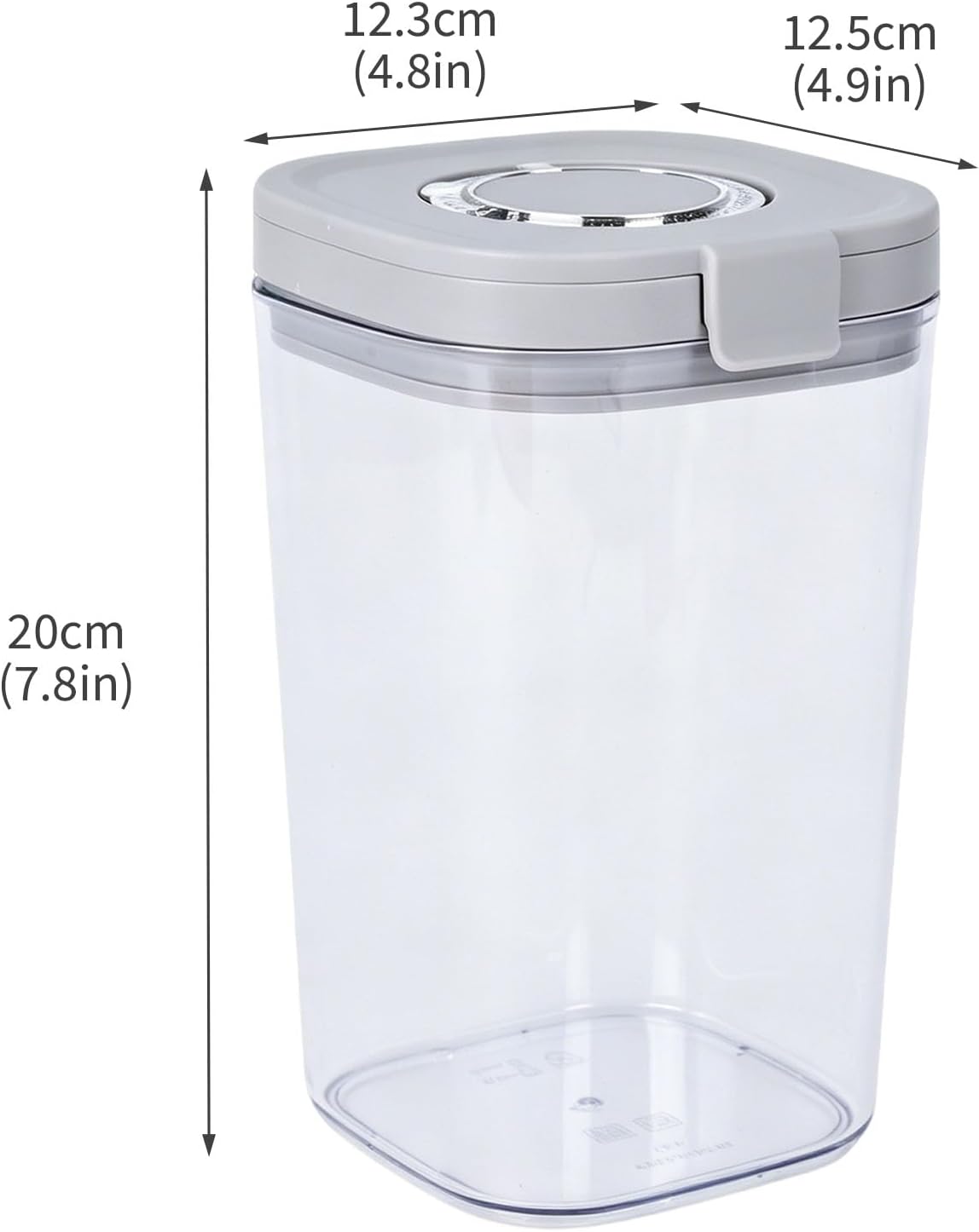 Bath Salt Container 60 Oz, Clear Bathroom Jar with Lid and Spoon for Bath Salts, Epsom Salt, Bath Accessories for Women, Bathroom Decor, Bathtub Supplies and Laundry Powder Storage