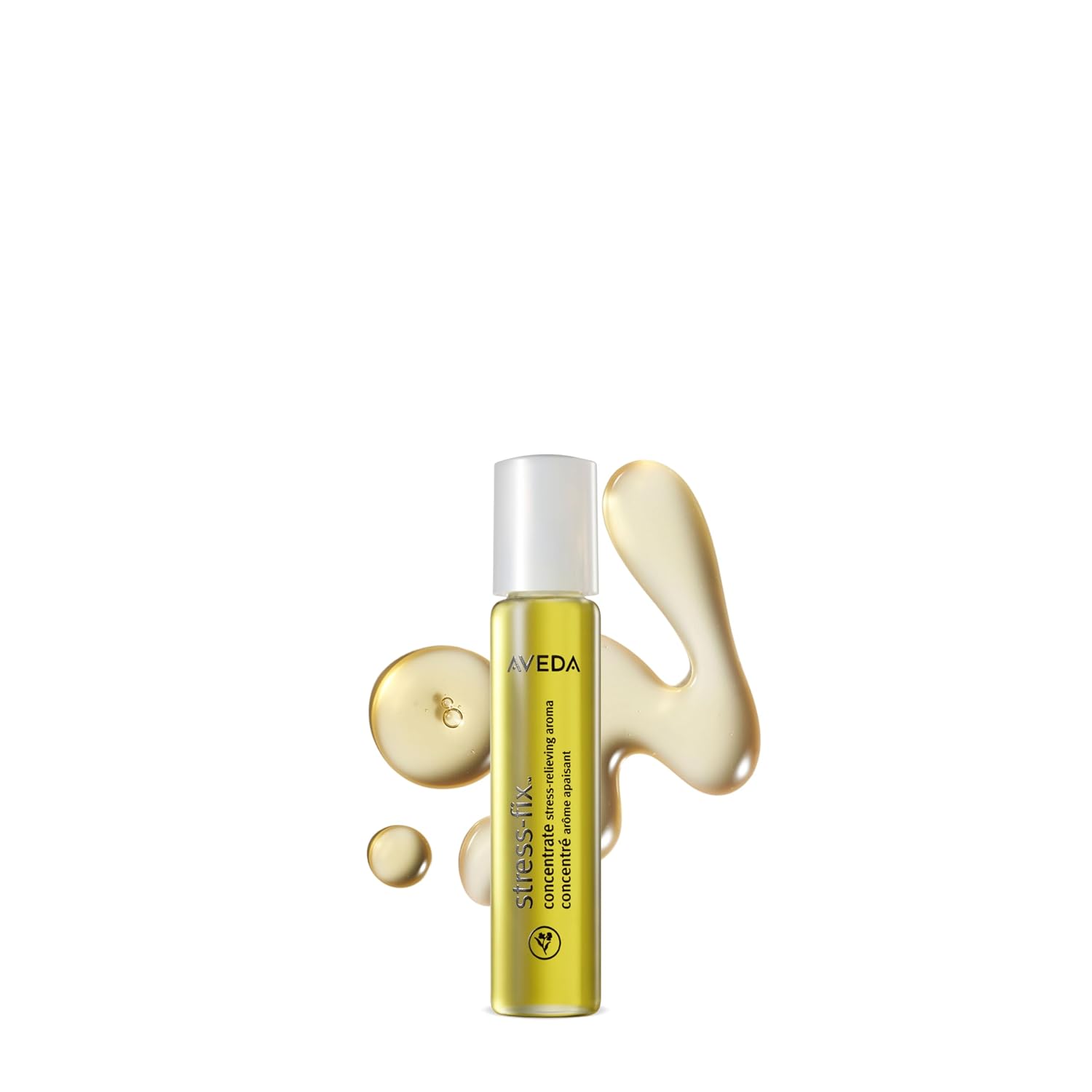 Aveda Stress-Fix Concentrate Rollerball | Shown to Reduce Feelings of Stress | with Aroma of Lavender, Lavandin, Clary Sage, 0.24 Fl Oz