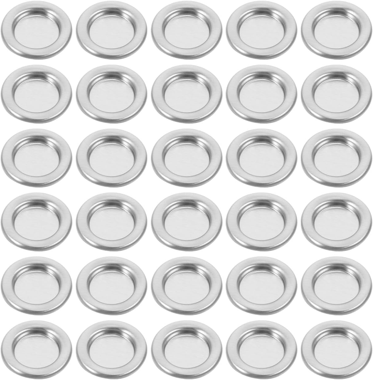 Lurrose 30pcs Metal Cone Incense Tray Aluminum Alloy Incense Holder Small Cone Plate Stick Burner