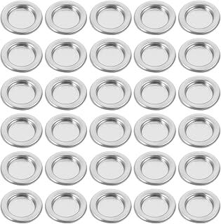 Lurrose 30pcs Metal Cone Incense Tray Aluminum Alloy Incense Holder Small Cone Plate Stick Burner