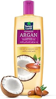 Parachute Advansed Argan Hair Oil with Coconut | Repairs Dry & Damaged Hair| Strengthens Hair & Boosts Shine| Controls Frizz| No Parabens & Silicones| 10.1 fl.oz