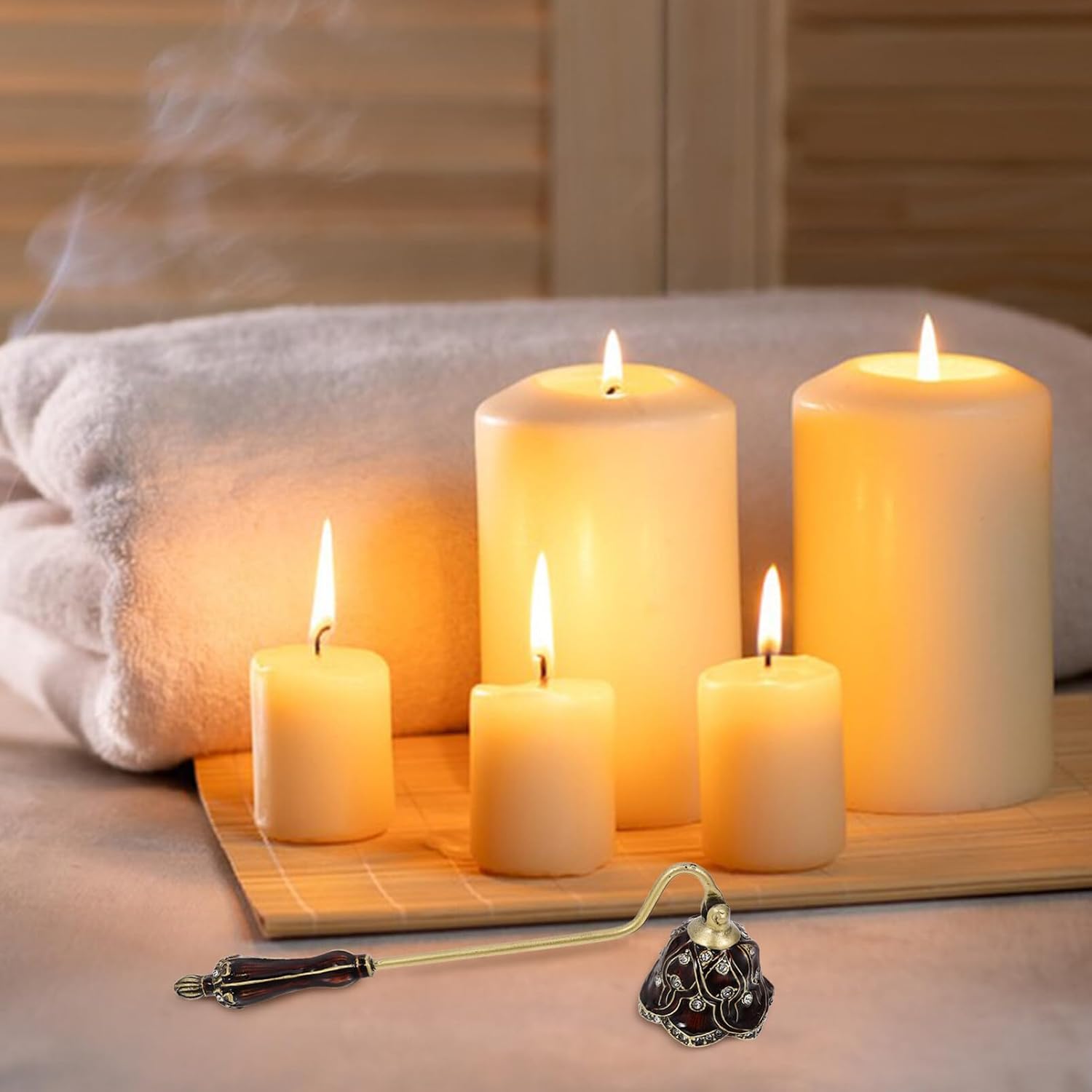 Candle Trimmer Snuffer Set Candle Snuffer Home Decor Present for Big Small Candles