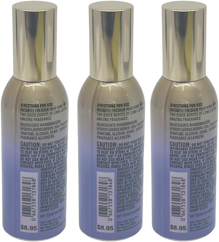 Bath & Body Works Linen & Lavender Concentrated Room Spray 1.5oz each - Pack of 3