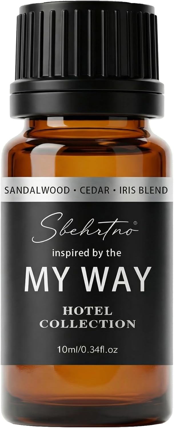 My Way Diffuser Oil – Luxury Hotel Collection, Inspired by The 1 Hotel Miami Scent – Sandalwood, Cedar & Iris (0.34 Fl Oz (Pack of 1))