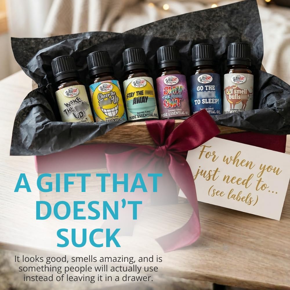Wild Essentials Go The F to Sleep Essential Oil Blend, Soothing Bedtime Aromatherapy Oil for Diffusers, 100% Pure, Crafted in USA