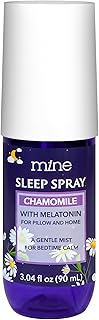 Lavender & Chamomile Sleep Spray with Melatonin – Natural Pillow Mist for Deep Sleep, Warm & Grounding Bed Spray for Adults, Gifts for Teen Girls and Women