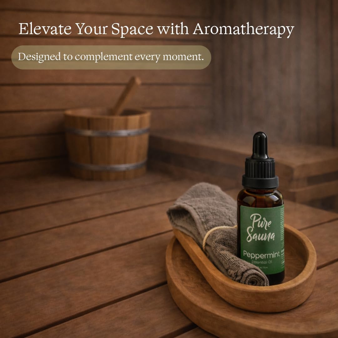 Peppermint Essential Oil - 100% Pure Mentha Piperita for Diffuser & Home Scent - Energizing & Cool Mint Aroma (1 fl oz / 30 ml)