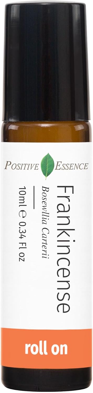 Frankincense Essential Oil Roll On, Essential Oil Blend for Relaxation and Skincare, Leak-Proof Rollerball, Relaxation Roll-on (10 mL)
