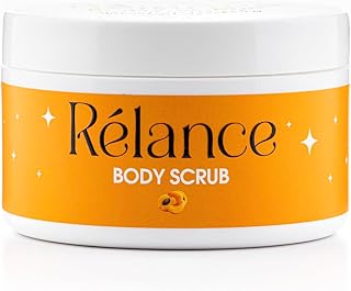 Relance Body Scrub with Apricot Kernel Granules, Almond, Lavender Oil, Glycerin, 300ml (10.14 fl oz)