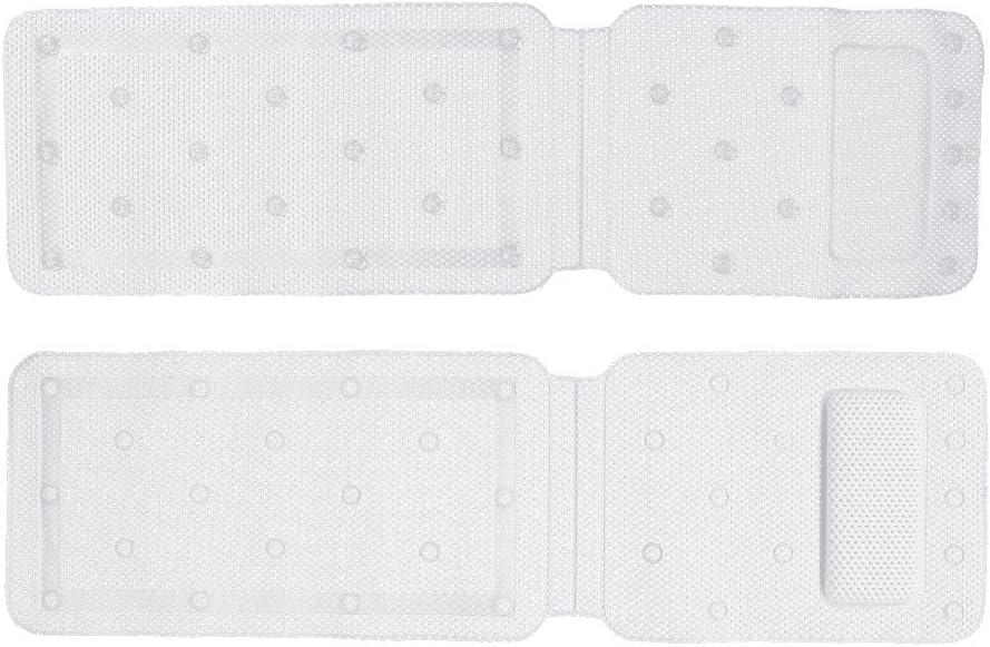 Bath Pillow, Full Body Spa Bath Mattress Cushion Pillow Soft Quilted Bathtub Mat with Breathable
