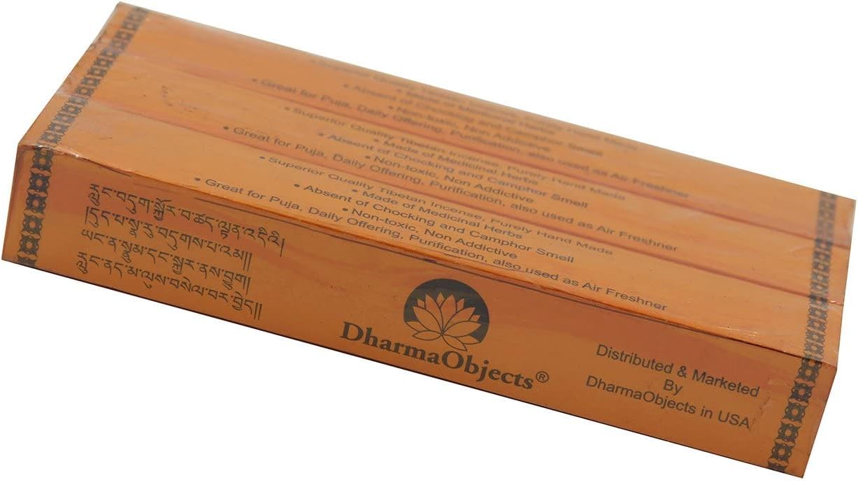 Tibetan Tara Healing Incense - 3 Packs (20 Sticks per Pack) | 5.5" Length | Handcrafted & 100% Natural