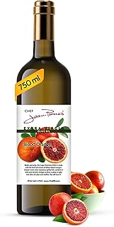 Chef Jean Pierre's Extra Virgin Blood Orange Olive Oil - 750ml (25oz) Glass Bottle - Naturally Infused with Sweet and Tangy Flavors