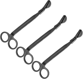 SOLUSTRE Candle Wick Trimmer Snuffer Set 3pcs Stainless Steel Easy Wick Cutters for Decor