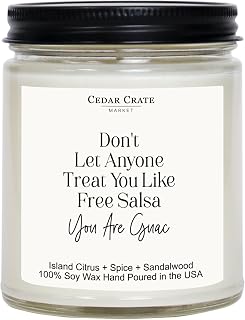Best Friend Gift for Women Who Have Everything - You are Guac - Funny Birthday, Love You Present, Scented Candle Ideas for BFF, Girlfriend, Boyfriend, Mom, Sister, 100% Soy Wax, Handmade in USA