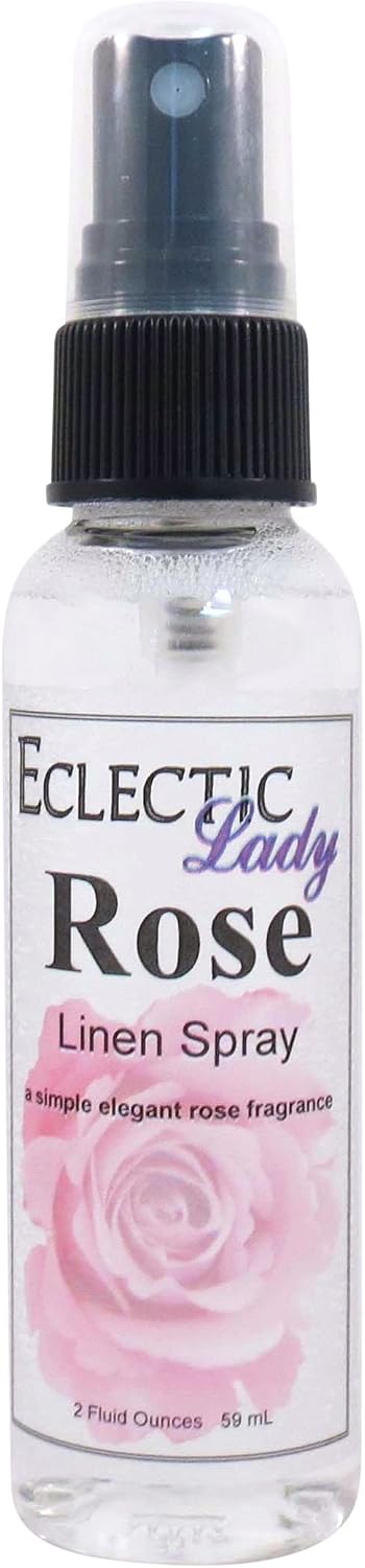 Rose Linen Spray (Double Strength), 4 oz, For Bed, Fabric & Pillow