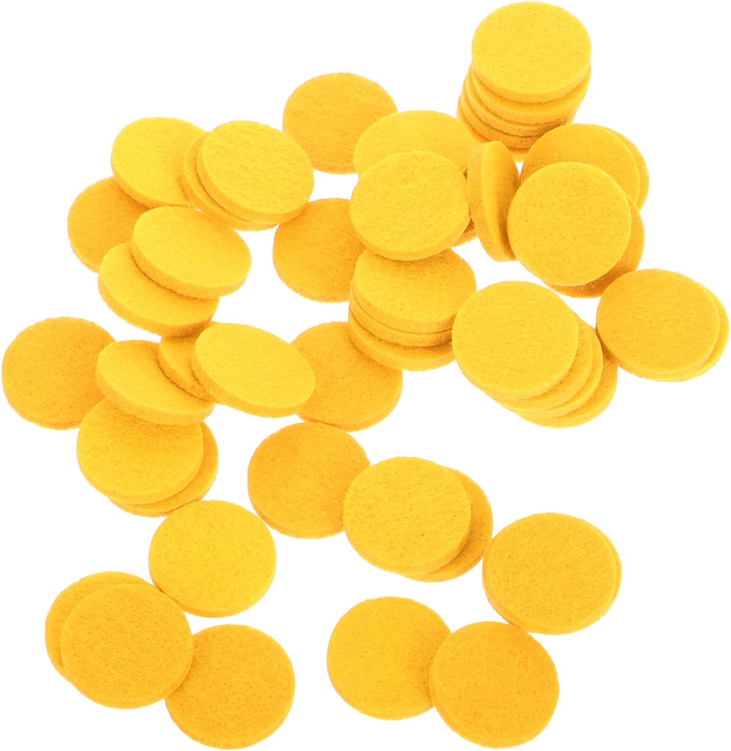 Mobestech 50pcs Cotton Aromatherapy Pads for Essential Oil Diffusers Reusable Diffuser Replacement Pads for Car Scent Release Round Diffusing Mats Fresh Environment