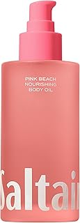 Saltair Body Oil – Silky After Shower and Bath Dry Oil for Women and Men – Non-Greasy, Well-Absorbing Moisturizer for Hydrating Dry Skin – Pink Beach Scent, 4oz