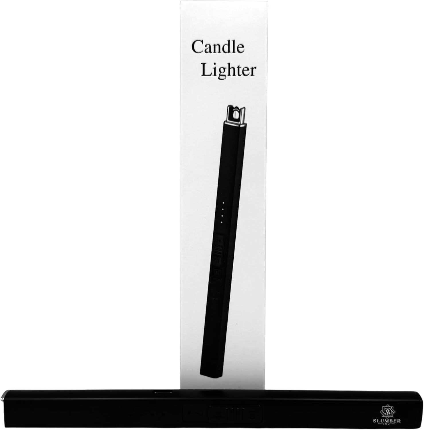 Rechargeable Electric Candle Lighter with USB-C Cable, Black, A.Y. Slumber, Inc.